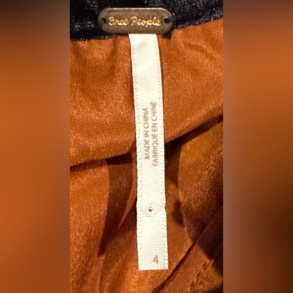 Free People Siren Sequin Dress Tribeca Gold Flirty Mini Boho Chic Size 4 - Picture 6 of 7